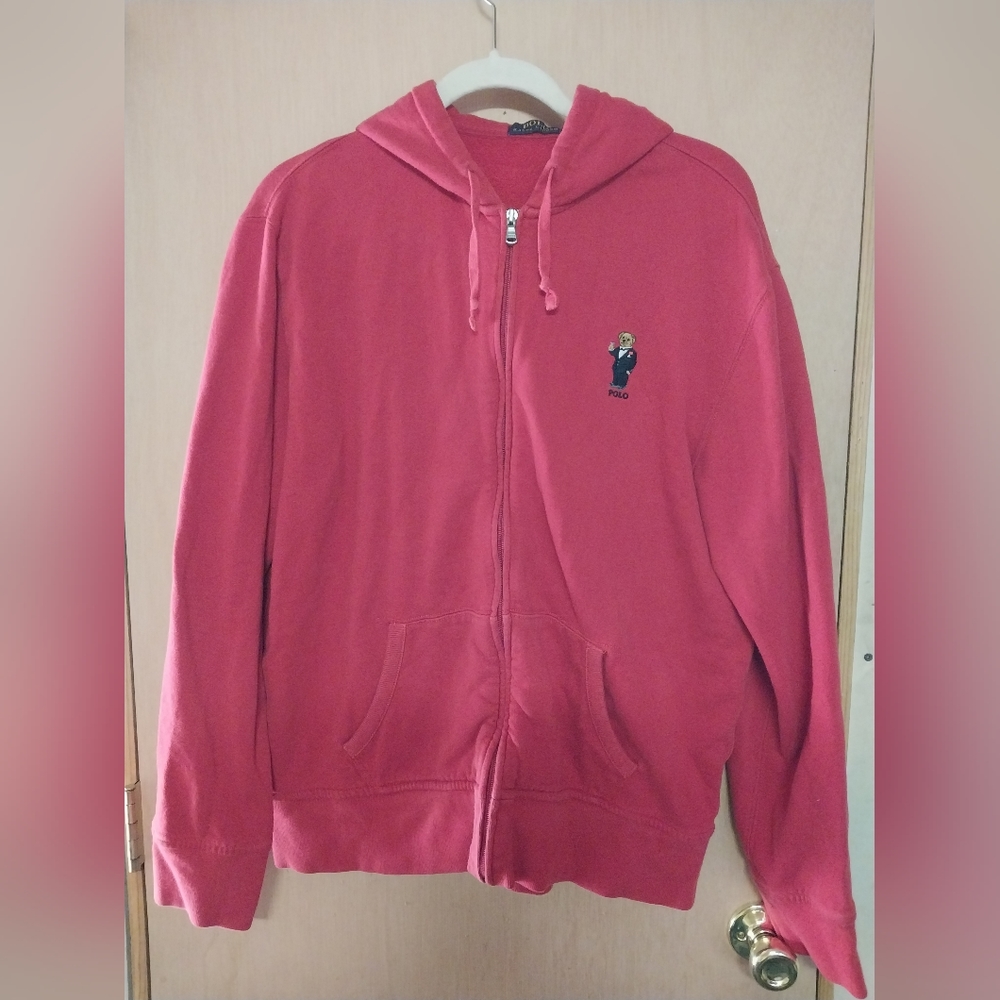 Ralph Lauren Polo Bear zip up hoodie